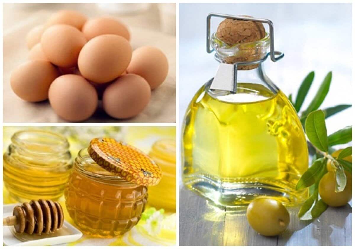 mặt nạ trứng gà mật ong dầu oliu